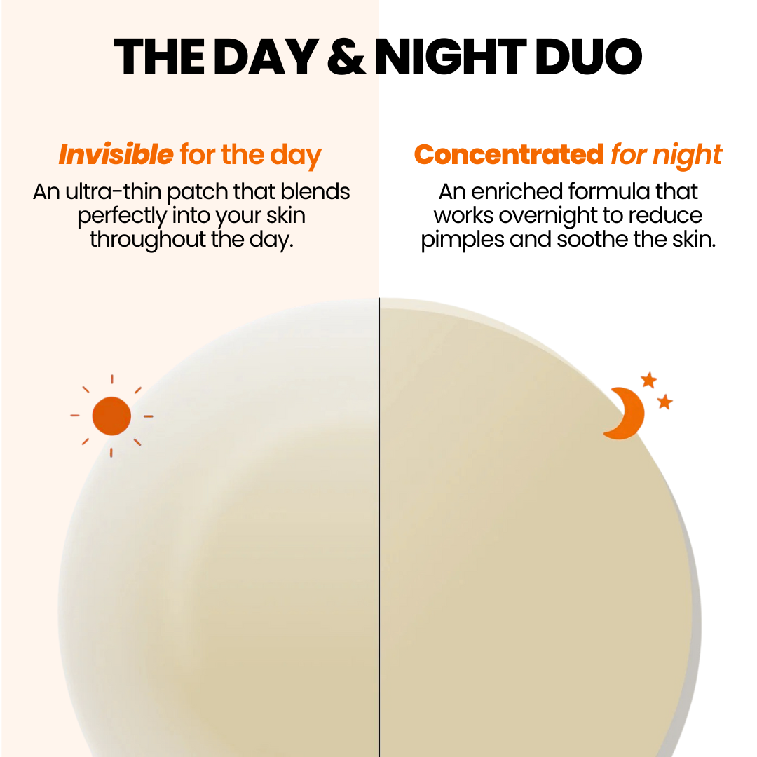 Brave skin - Day and Night Acne Patches